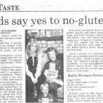 Mpls Star, January 27, 1982:  "Kids say yes to no-gluten cookies..." by Mary Gunderson